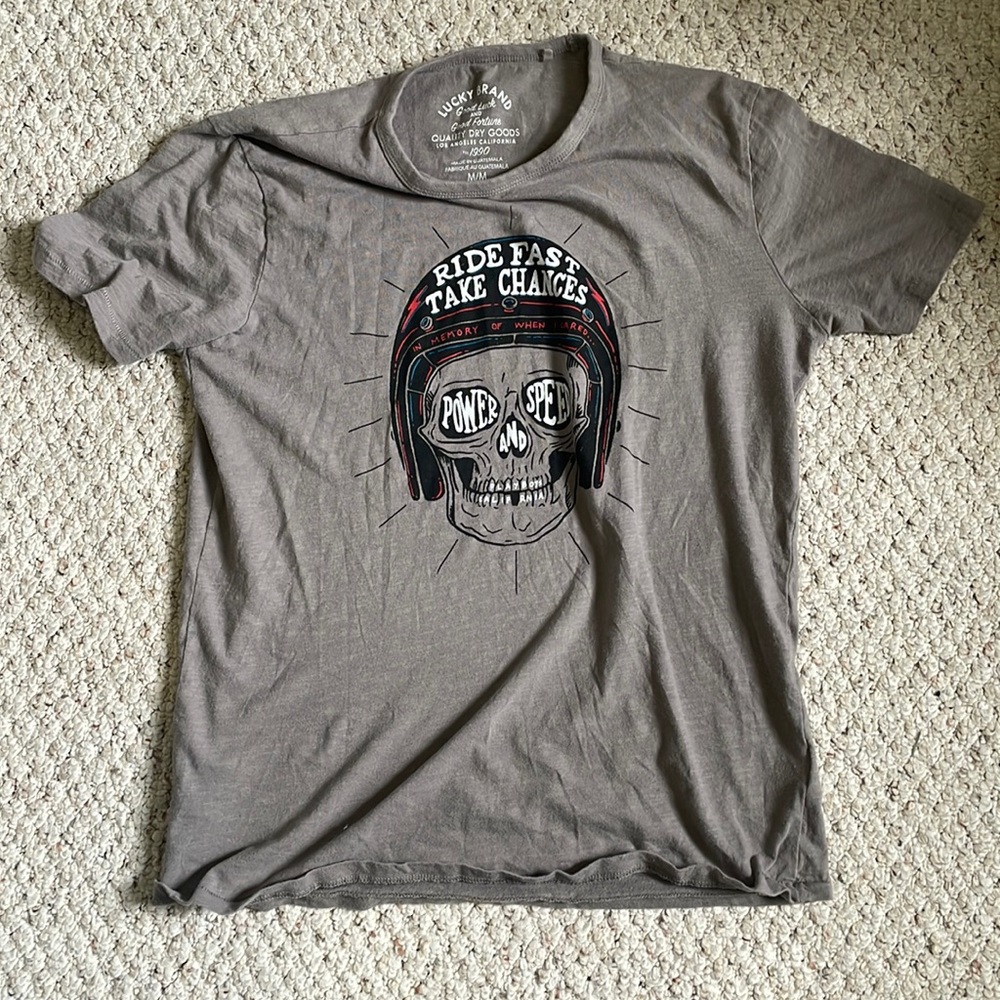 Lucky Brand - ride fast take chances T-shirt